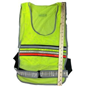 Sportline Reflective‎ Safety Vest Run Walk Unisex OSFA Yellow Neon Jog Security